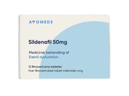 Sildenafil 50 mg 12 filmovertrukne tabletter